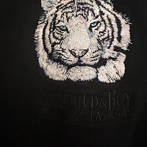 Siegfried & Roy L Mirage Embroidered White Tiger